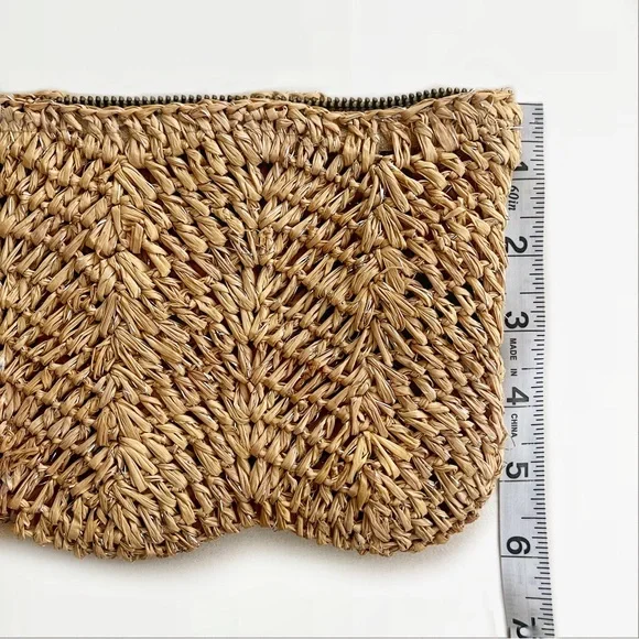 FLORABELLA - Avon Woven Raffia Clutch - Picture 9 of 9